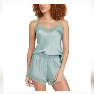 honey dew Intimates Cami/Tap Pants Satin PJ Set
